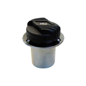 Tappo imbarco FUEL inox con chiave e tappo nero